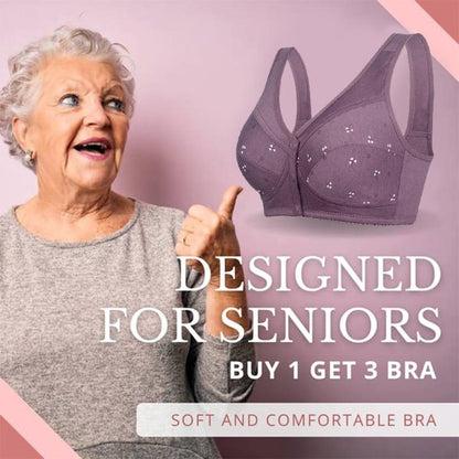 Soutien-gorge Femme Coton Fermeture Frontale Confortable