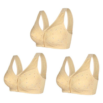 Soutien-gorge Femme Coton Fermeture Frontale Confortable
