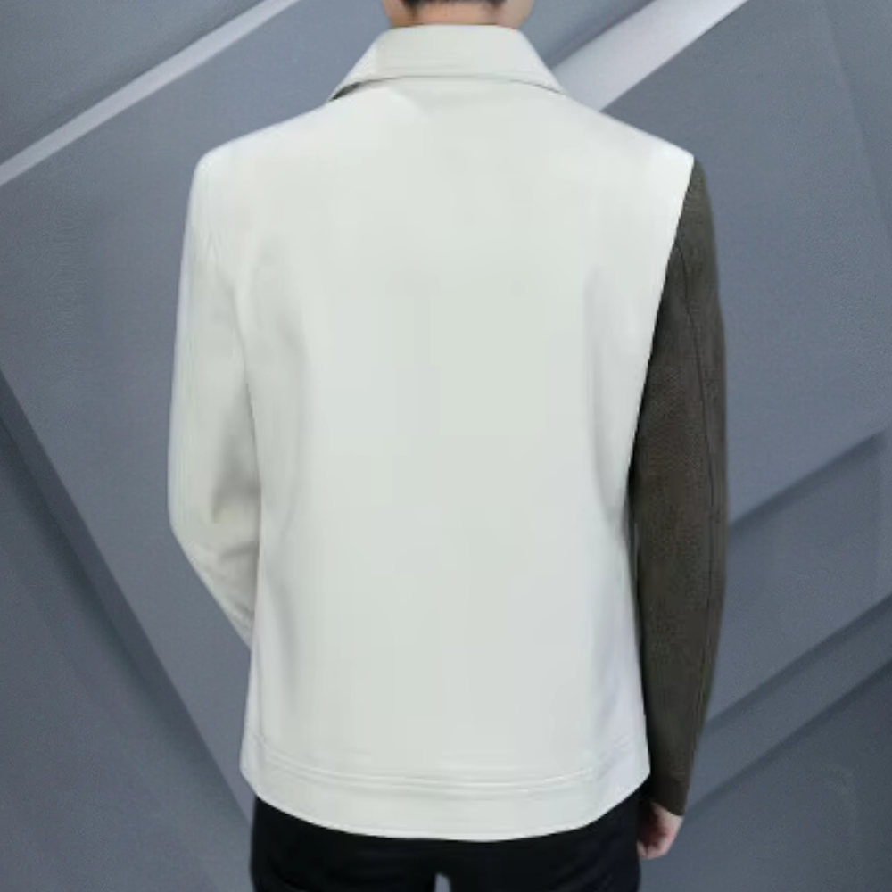 Veste Élégante à Couleurs Contrastées - vue 3