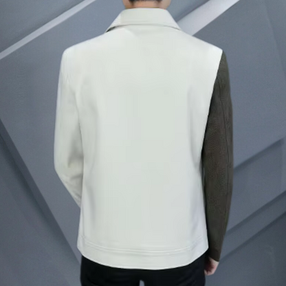FRED - Veste Élégant à Couleurs Contrastées Pour Hommes