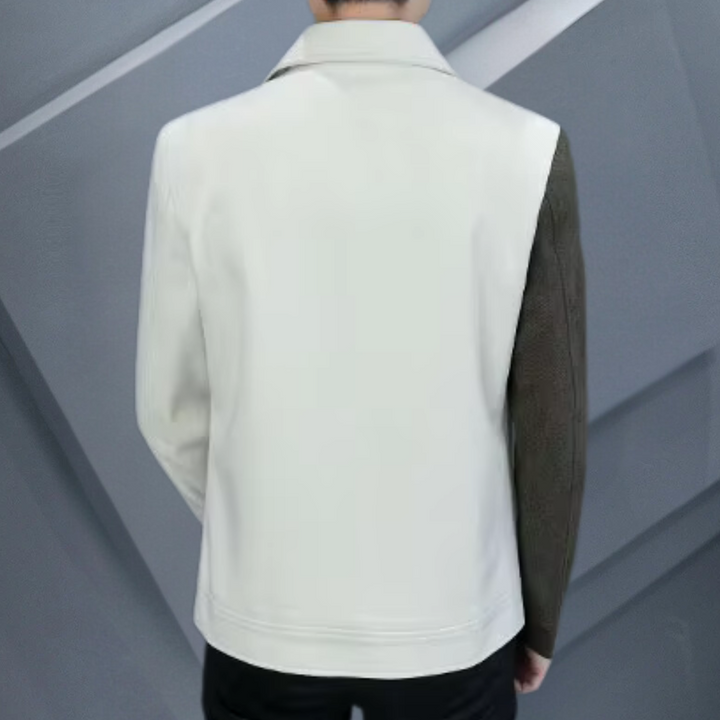 Veste Élégante à Couleurs Contrastées - vue 3