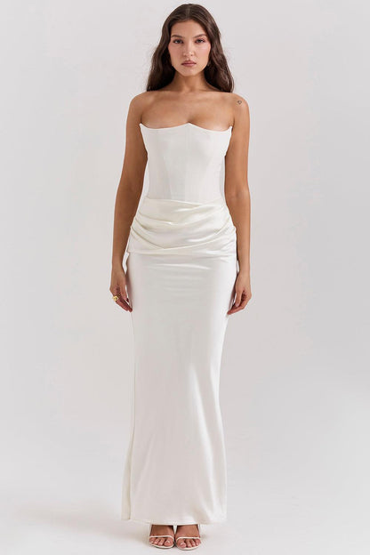 Robe de Soirée Chic à Corset Tailleur