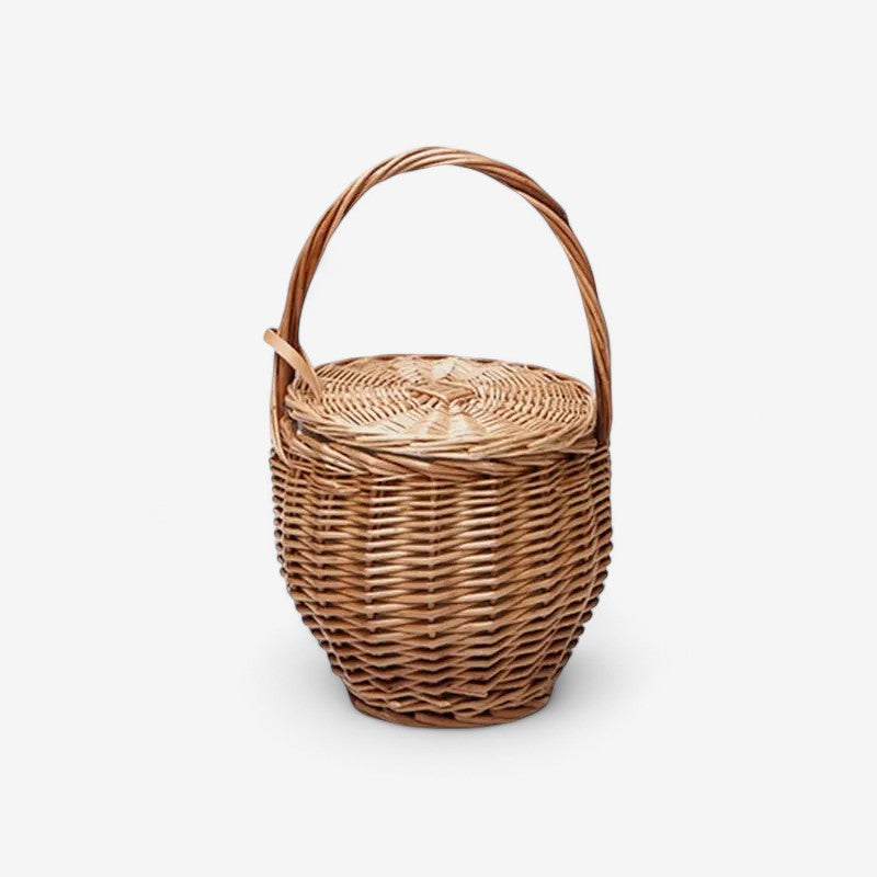 Panier Osier Tressé Décoratif pour Maison - PanierRoyale