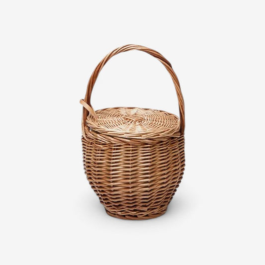 Panier Osier Tressé Décoratif pour Maison - PanierRoyale