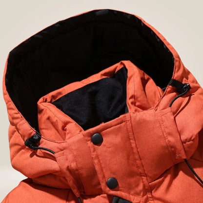 Veste Homme Duvet Coupe-Vent Chaude Coupe Ajustée