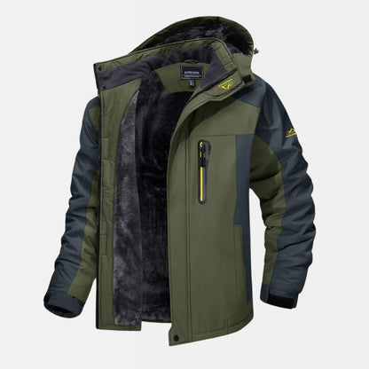 Veste imperméable homme capuche bleu marine