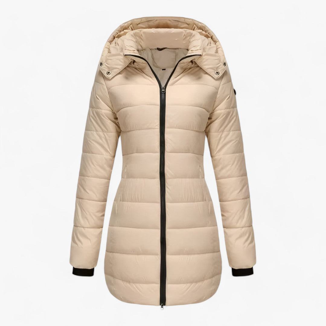 Doudoune Hiver Féminine avec Capuche et Isolation Thermique