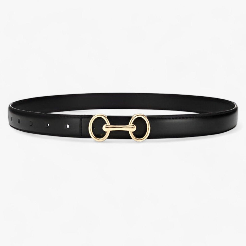 Ceinture Élégante en Cuir avec Boucle Moderne