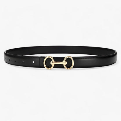 Ceinture Élégante en Cuir avec Boucle Moderne
