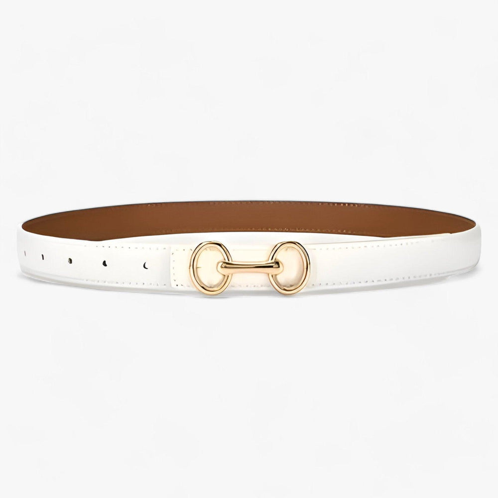 Ceinture Élégante en Cuir avec Boucle Moderne