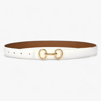 Ceinture Élégante en Cuir avec Boucle Moderne
