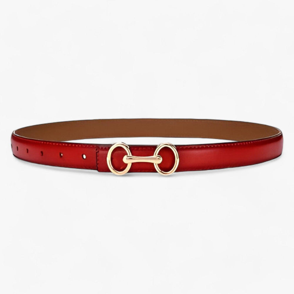 Ceinture Élégante en Cuir avec Boucle Moderne