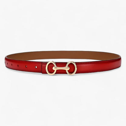 Ceinture Élégante en Cuir avec Boucle Moderne