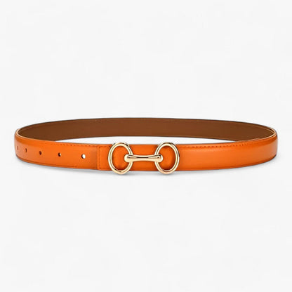 Ceinture Élégante en Cuir avec Boucle Moderne