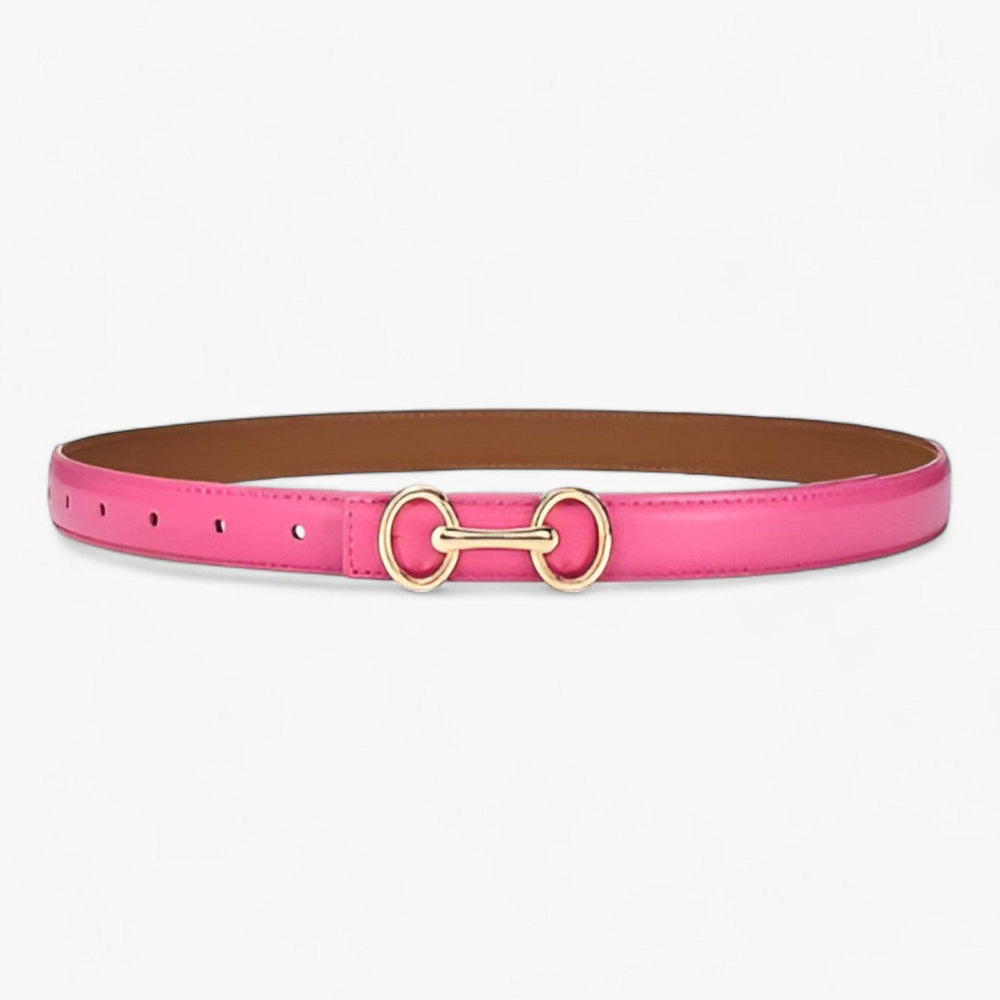 Ceinture Élégante en Cuir avec Boucle Moderne