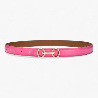 Ceinture Élégante en Cuir avec Boucle Moderne