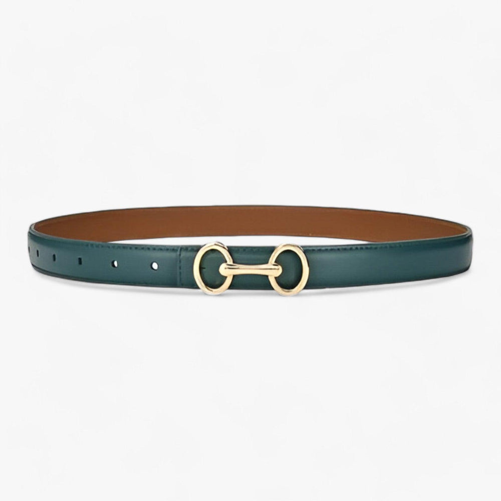 Ceinture Élégante en Cuir avec Boucle Moderne