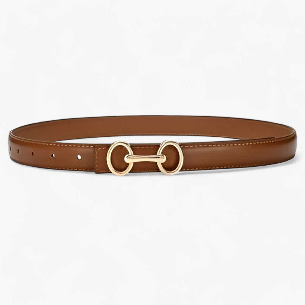 Ceinture Élégante en Cuir avec Boucle Moderne