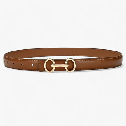 Ceinture Élégante en Cuir avec Boucle Moderne