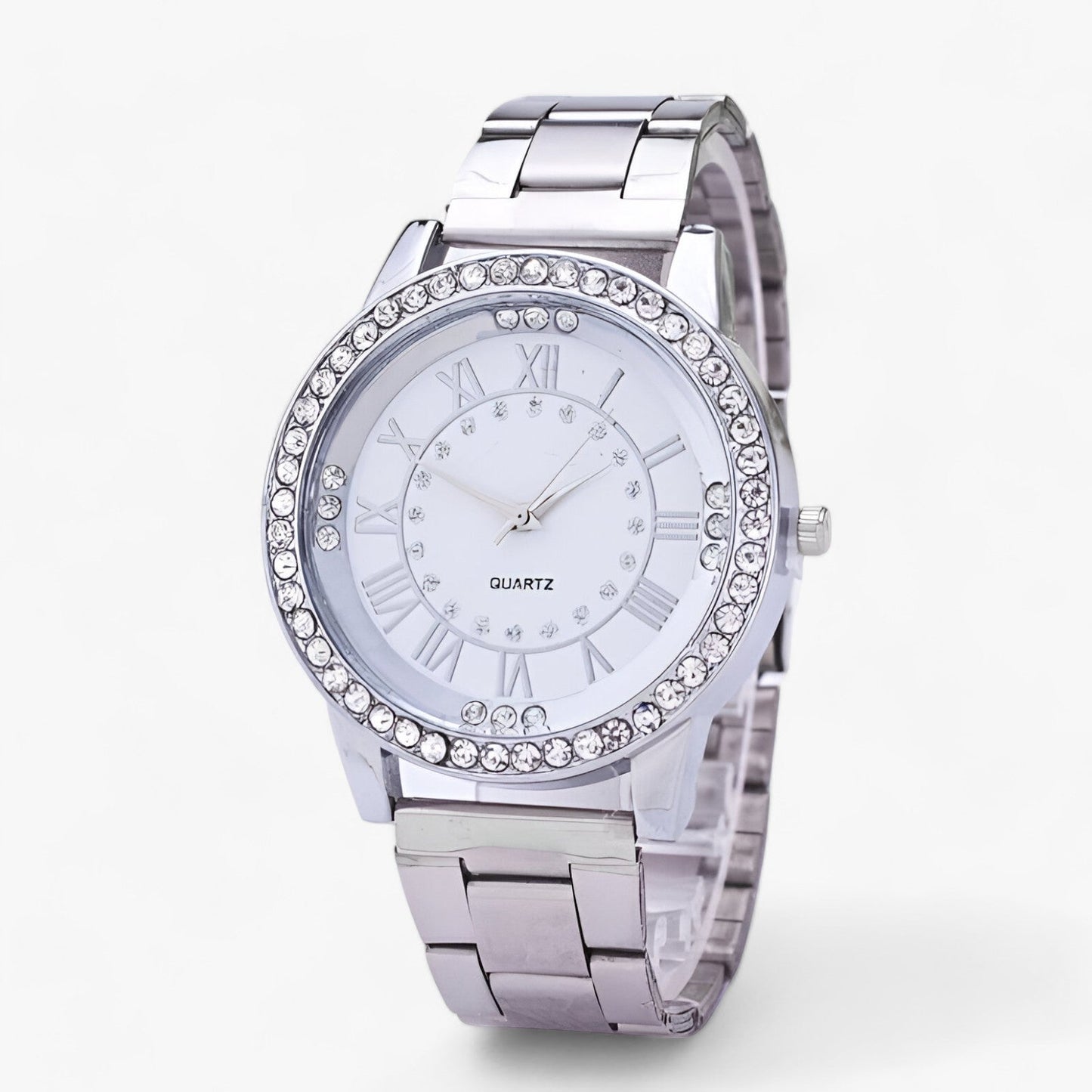 Montre Femme Sport Élégante avec Pierres