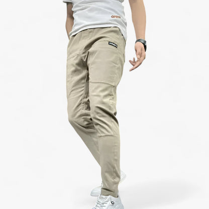 Pantalon Cargo Homme avec Poches Multi et Coupe Slim