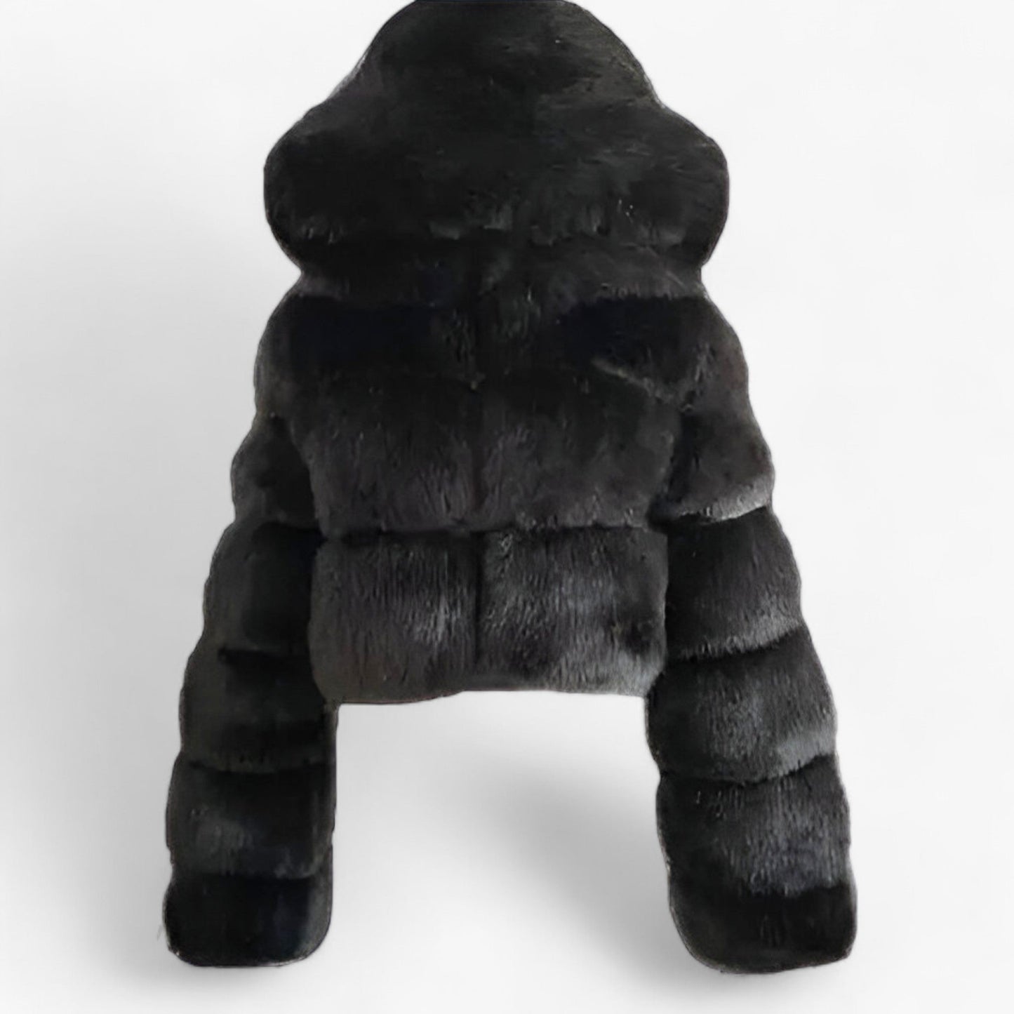 Manteau Parka Capuche Longues Manches Imperméable