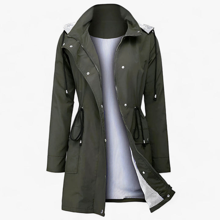 Veste Élégante à Manches Longues Zippée - vue 3