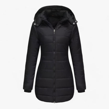 Doudoune Hiver Féminine avec Capuche et Isolation Thermique - PanierRoyale