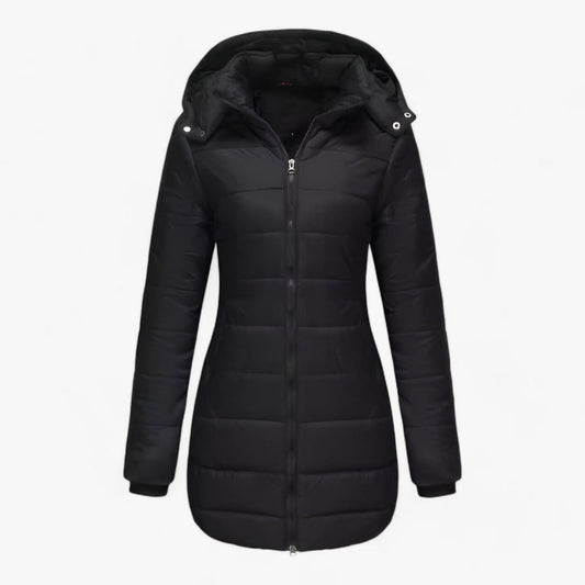 Doudoune Hiver Féminine avec Capuche et Isolation Thermique - PanierRoyale