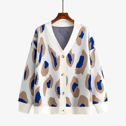 Cardigan Col V Femme Décontracté