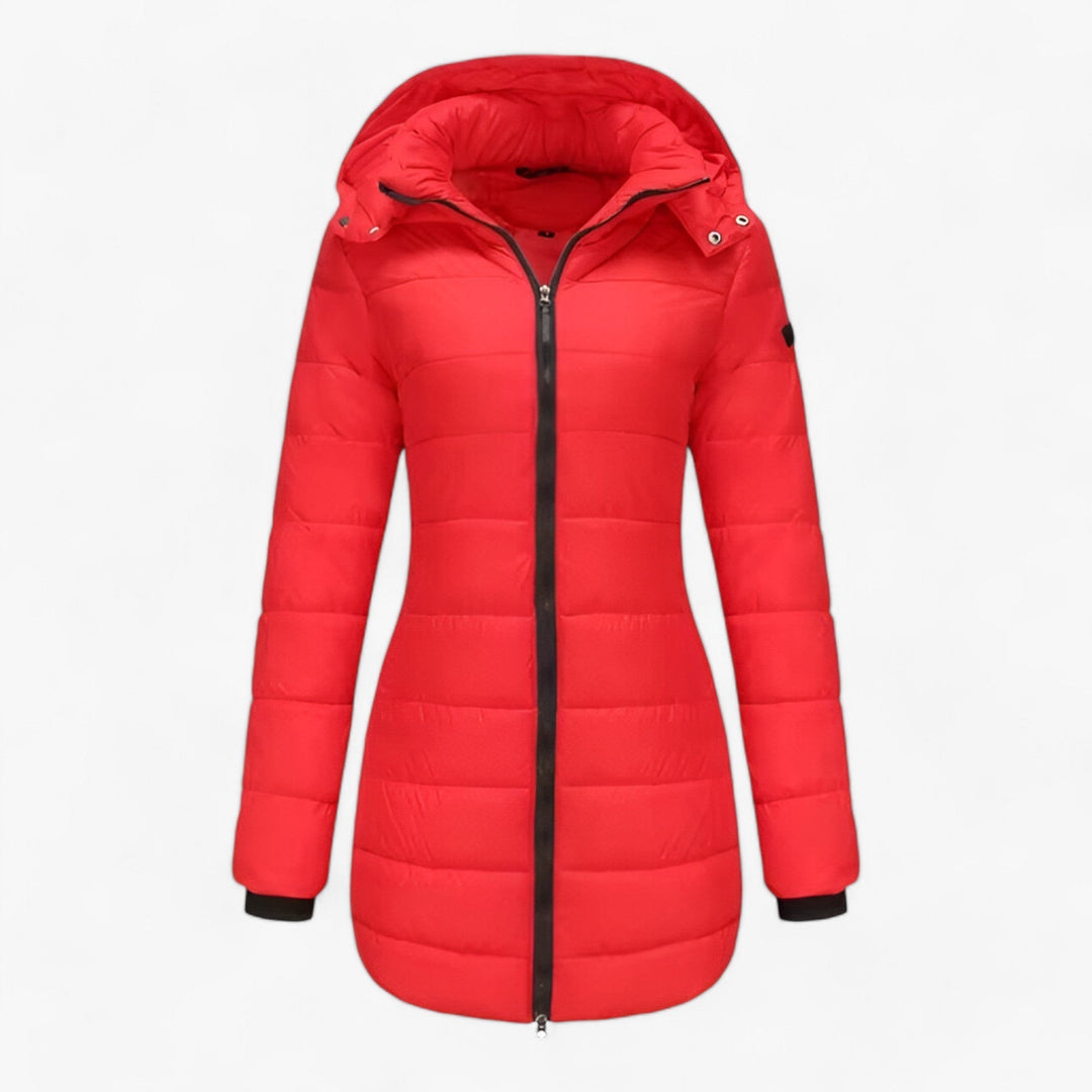 Doudoune Hiver Féminine avec Capuche et Isolation Thermique