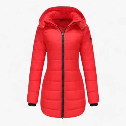 Doudoune Hiver Féminine avec Capuche et Isolation Thermique