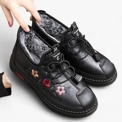 Chaussures Femmes Fleurs Confort et antidérapantes - PanierRoyale