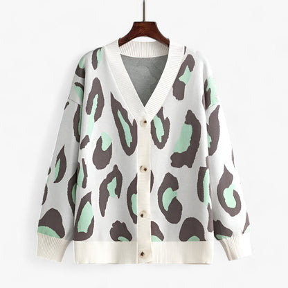 Cardigan Col V Femme Décontracté