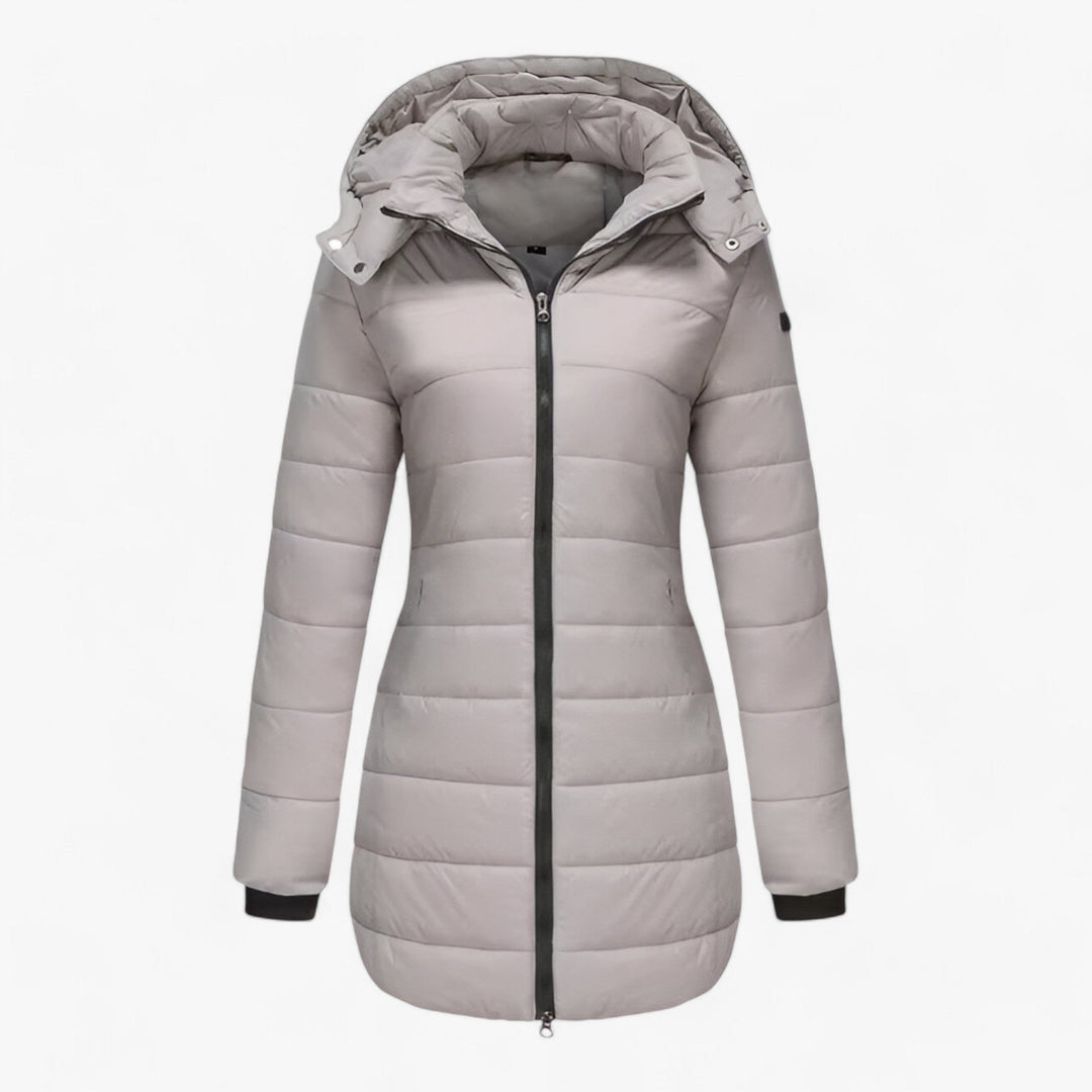 Doudoune Hiver Féminine avec Capuche et Isolation Thermique