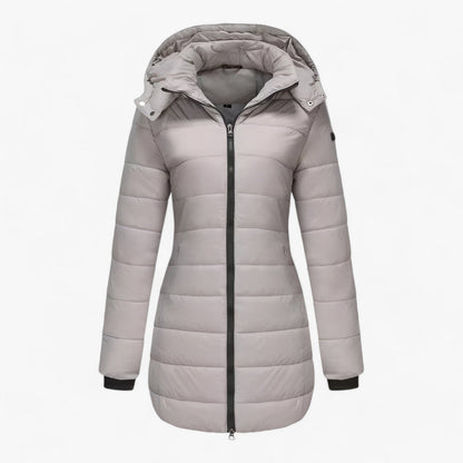 Doudoune Hiver Féminine avec Capuche et Isolation Thermique