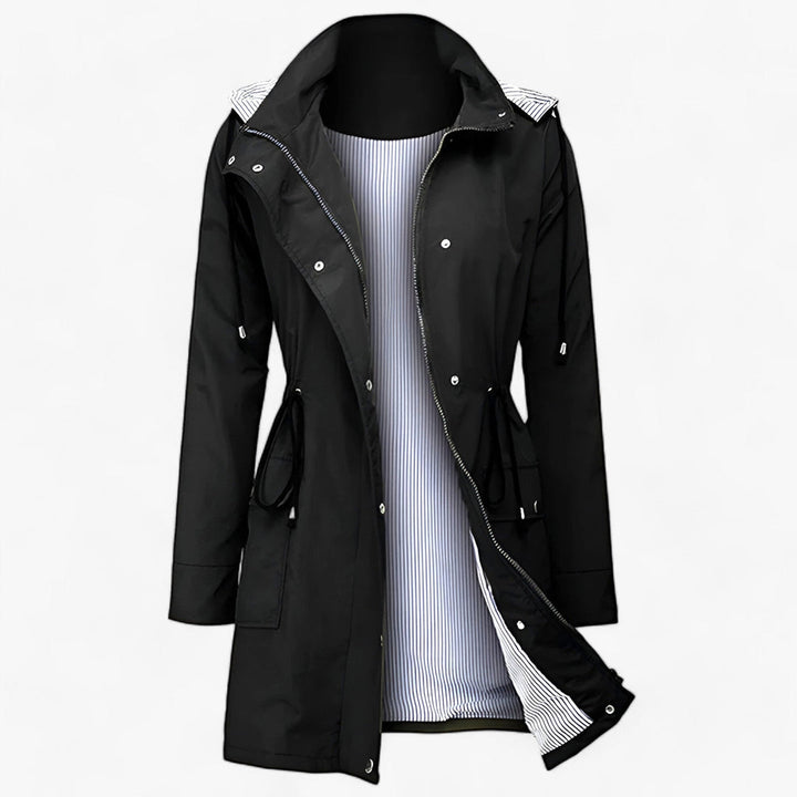 Veste Élégante à Manches Longues Zippée - vue 2