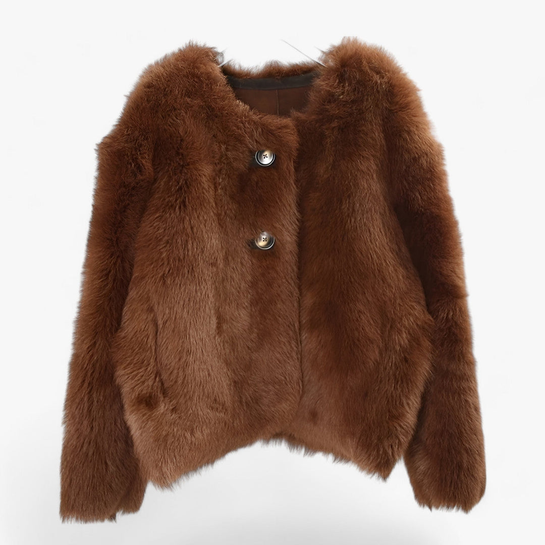 Veste Hiver Élégante à Manches Longues pour Femme