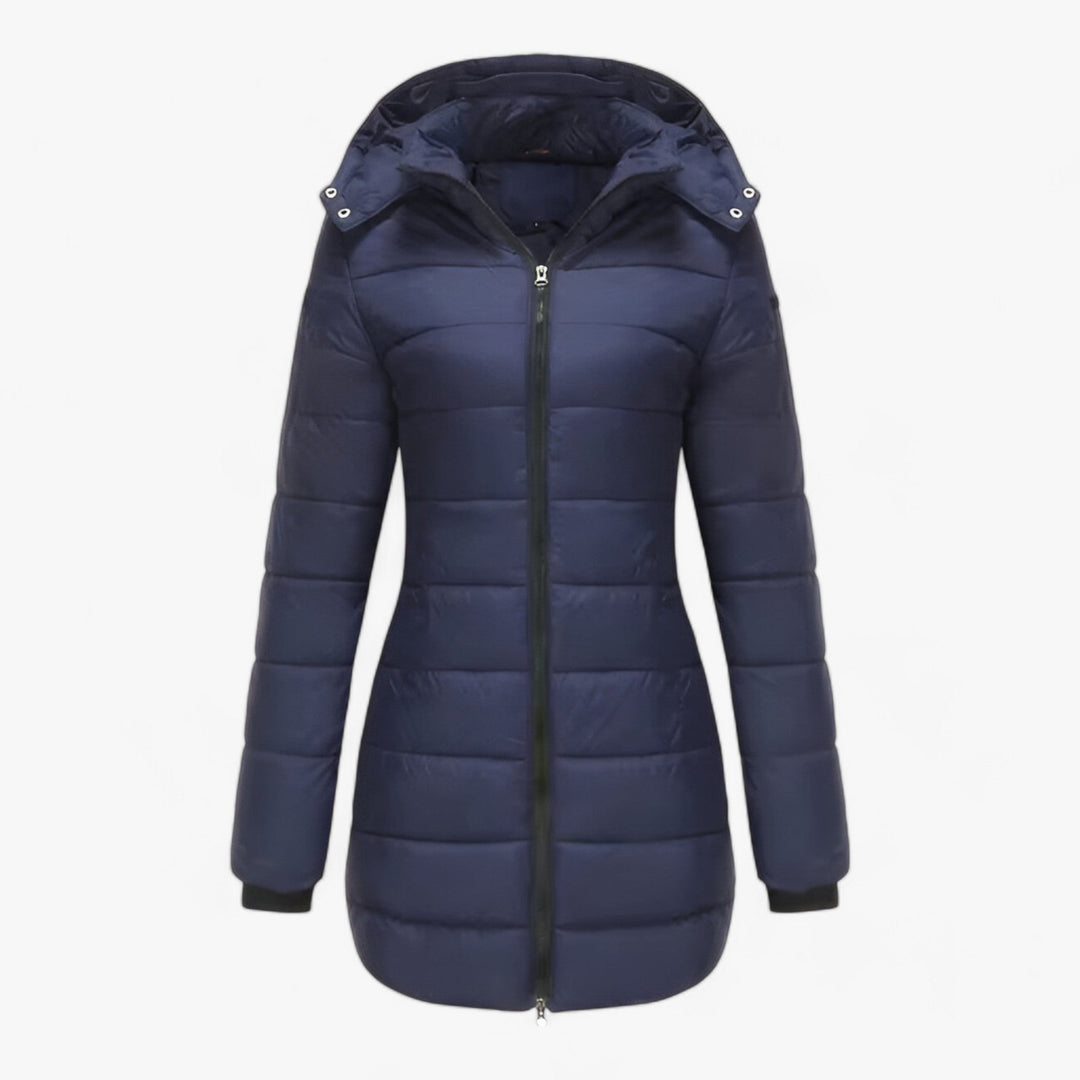 Doudoune Hiver Féminine avec Capuche et Isolation Thermique