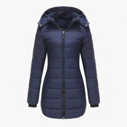Doudoune Hiver Féminine avec Capuche et Isolation Thermique