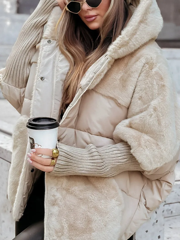 Veste Hiver Femme Chic - Parka Élégante et Chaude avec Détails Cossus