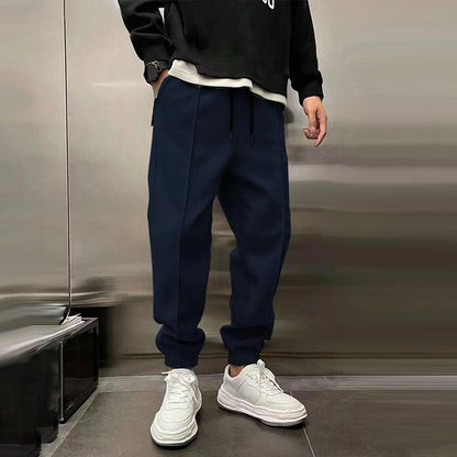 Pantalon Sport Homme Élastique Taille Haute