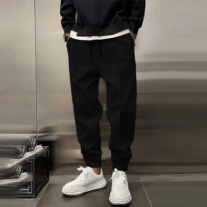 Pantalon Sport Homme Élastique Taille Haute
