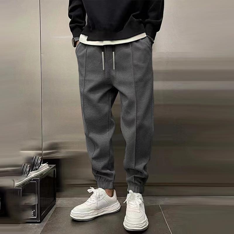 Pantalon Sport Homme Élastique Taille Haute
