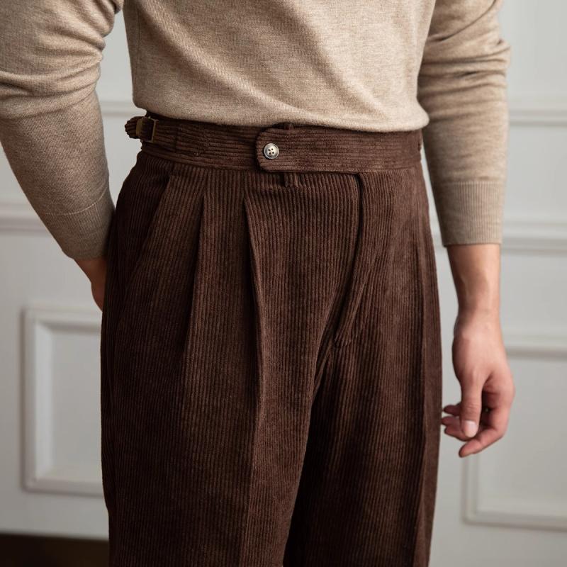 Pantalon Velours Homme Classique et Confortable