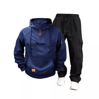 Survêtement Homme Décontracté: Sweat à Capuche et Pantalon Sport