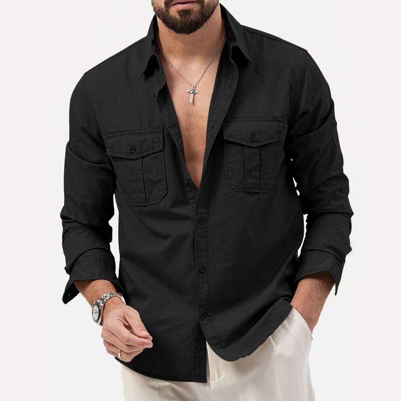 Chemise Homme Militaire Casual
