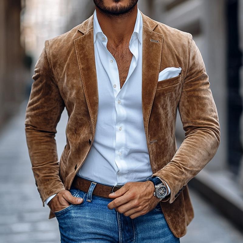 Veste en cuir doux homme élégante et confortable - BerlinGlamour