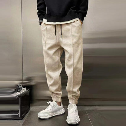 Pantalon Sport Homme Élastique Taille Haute