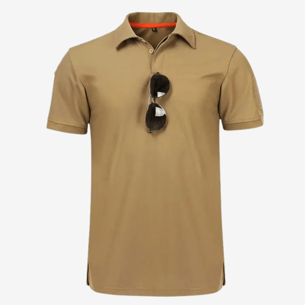 Polo Homme Manches Courtes Respirant pour Été - PanierRoyale